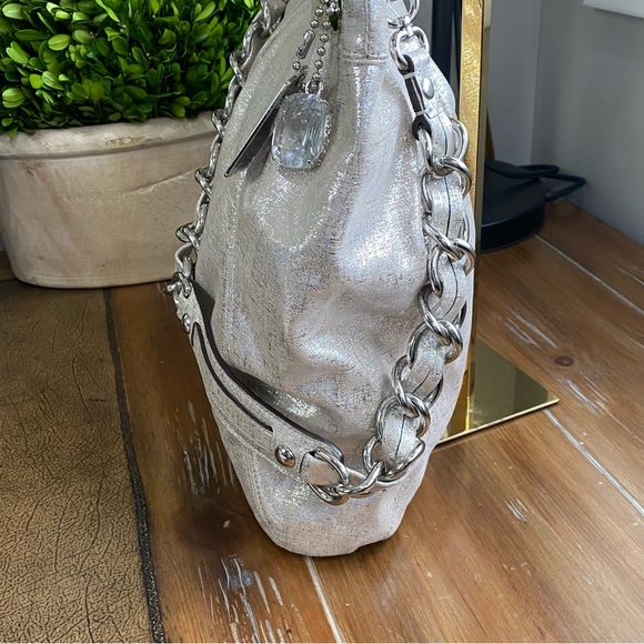 Coach 2009 Madison Champagne Metallic Large Hobo - Picture 10 of 15